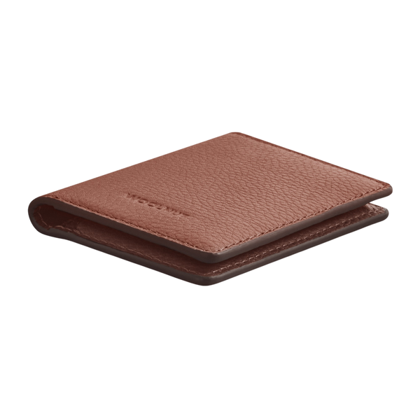 WOOLNUT Leather Wallet - Cognac