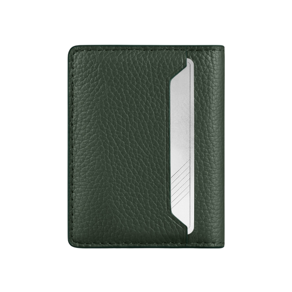 WOOLNUT Leather Wallet - Green