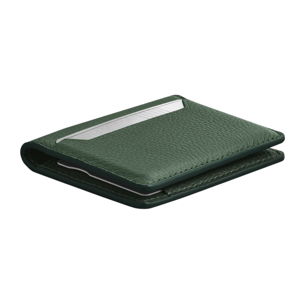 WOOLNUT Leather Wallet - Green