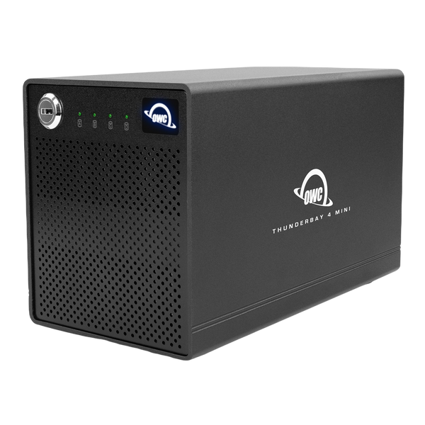 OWC ThunderBay 4 mini Enclosure (Thunderbolt 3 Model) with Dual Thunderbolt 3 Ports - Open Box